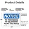 Signmission No Trespassing No Soliciting Police Take Notice OSHA Notice Sign, Plastic, 24in W x 18in L, 2PK OS-2PACK-NS-P-1824-L-14941 - alternate 5
